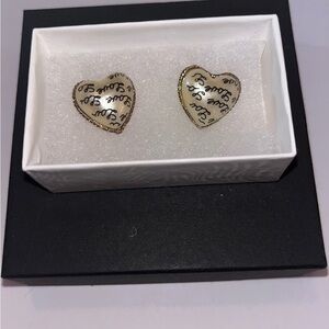 Betsey Johnson Heart earrings